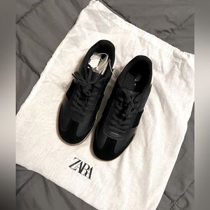 Boys Zara leather sneaker